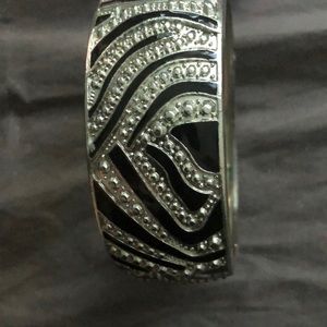 black white bracelet